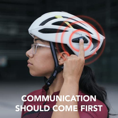 Sena R2 / R2 EVO / (Alexa Built-in) only R2X, Smart Bluetooth and Mesh Intercom Communications Road Cycling Helmet - color: Matte Black, size: Medium, style: R2 Bluetooth Intercom
