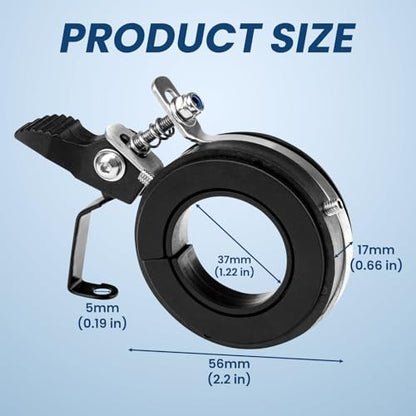 GUAIMI Cruise Control Motorcycle Throttle Assist Lock for Harley 1990-2026 Cable Throttle with OEM Grips or Aftermarket Grips with Minimum 1 1/8" to Maximum 1 3/4" Outside Grip Diameter