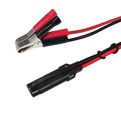 (3PACK)1.5FT 12V Battery Alligator Clip to SAE 2Pin Quick Disconnect Cable SAE to Battery Clamp Cable 7.5A Fuse - size: 3 PACK