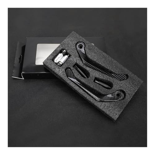 Motorcycle Handlebar Grips Brake Clutch Levers Handle Bar Protector Guard For NINJA For ZX-6R ZX6R ZX636R ZX6RR - color: Black