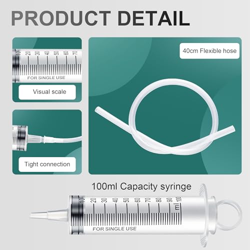 MoKitDora Brake-Clutch Fluid Bleeder Kit Hydraulic Disc Brake Bleed Tool 100ML Hose Universal Oil Fluid Extractor for Harley Motorcycles Cars Trucks Scooters Quads Repair Maintenance