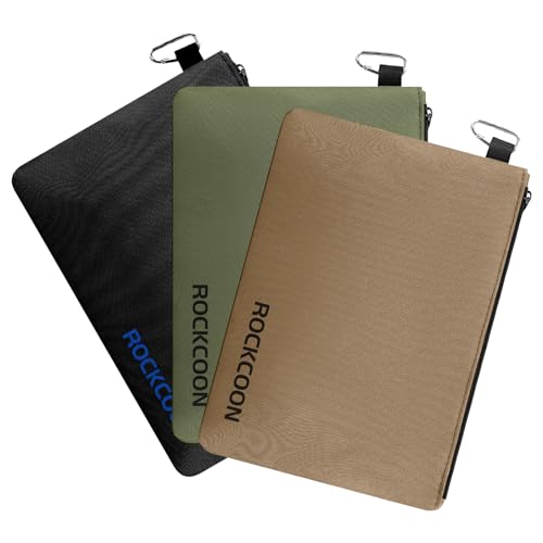 3 Pack Zipper Pouch, Multipurpose Waterproof Tool Bag with Liner Pocket, Durable Heavy Duty Small Organizer Pouch for Tools, Electronics, Cosmetics, and Office Supplies
