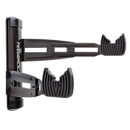Feedback Sports | Velo Wall Rack 2D Bike Storage | Bicycle Hangar Mount W/Adjustable Arms | Road, Gravel, Mountain Bike Compatible | For Garage, Apartment, Shed | Black - style: Velo Wall Rack 2D