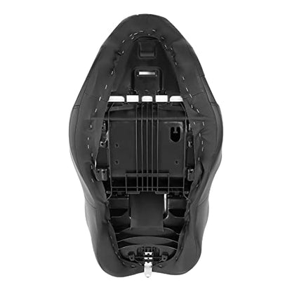 XFMT Motorcycle Hammock Driver & Passenger Seat w/Rider Backrest Pad For Harley Touring 2009-2023 Road King Street Glide Electra Glide FLHR FLHX FLTRX - color: Black Seat + Rider Backrest