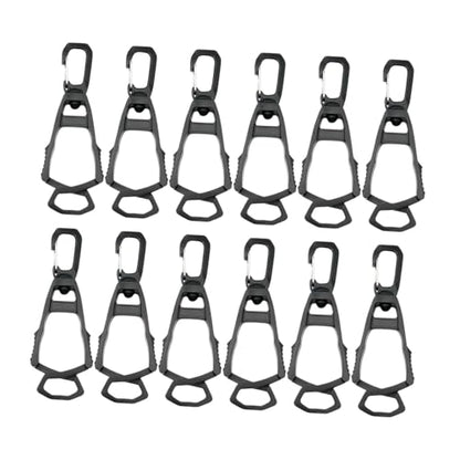 Almencla 12 Pieces Outdoor Glove Clips Prevent Loss for Belt And Pants Clamp Grabber