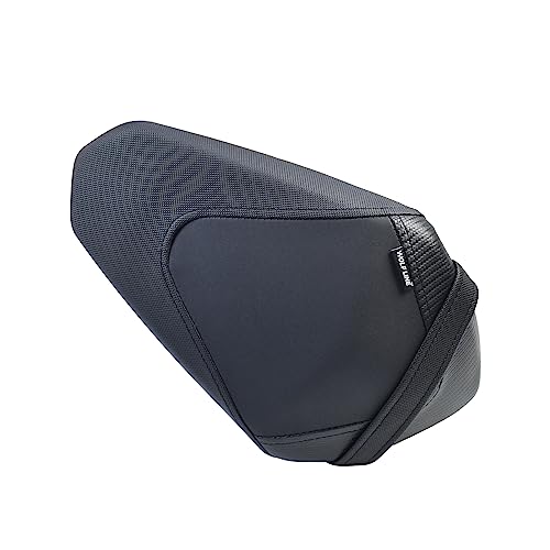 Upgrade Soft PU leather Front Driver Rider Seat Passenger Pillion Seat Cushion Comfortable compatible with Kawasaki ninja 400 Z400 Z-400 Accessories 2018-2024 (Front+Rear Seat-Black) - color: Front+Rear Seat-Black