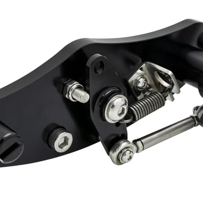 CNC Black 2.17" Forward Controls Foot Pegs Footrests Shift Levers Linkages Kits Compatible with 1995-2006 Kawasaki Vulcan 800 VN800 A B Classic E Drifter - color: Black A, size: VN800