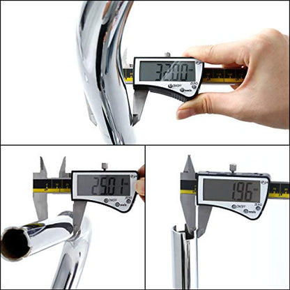 Green-L 1 1/4" Ape Hanger 18" Rise Handlebars Fit for Harley Sportster XL883 XL1200 Softail FLST FXST Custom Motorcycle 1.25" Handle Bar - size: 18" Rise, style: Style B Chrome