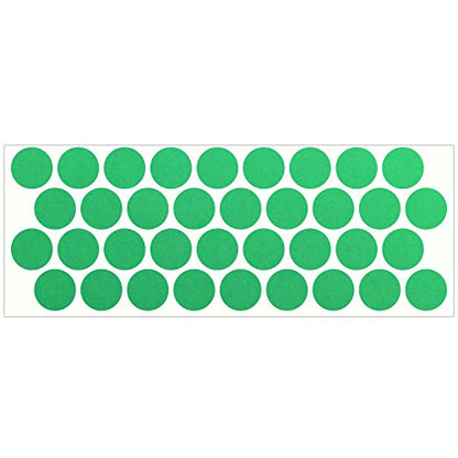 LiteMark Reflective Green 1 Inch Circle Sticker Decals for Helmets, Bicycles, Strollers, Wheelchairs and More - Pack of 36 - color: Light Green