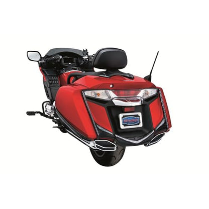 Kuryakyn 3247 Motorcycle Lighting Accessory: Vertical Rear LED Running/Brake Light Strips with Smoke Lenses for 2012-17 Honda Gold Wing GL1800 & F6B Motorcycles, Gloss Black, 1 Pair