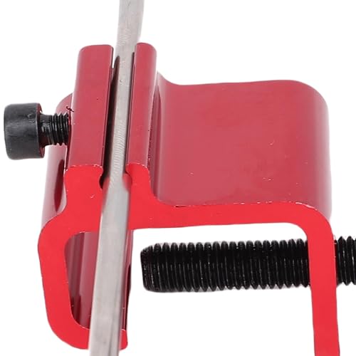 Chain Alignment Tool 08-0048 Aluminium Alloy Motor 08-0048 Chain Alignment Tool Universal Aluminium Alloy Motorcycle and ATV Adjusting for Aluminiu (Red) - color: Red
