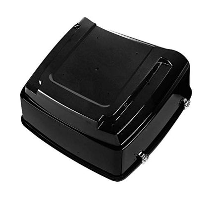 TCMT Painted Black King Motorcycle Trunk Backrest Pad Fit For Harley 2014-2025 Road King CVO Road Glide Street Glide Electra Glide Pack - color: Style A