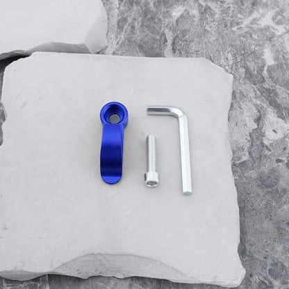 2Pcs Motorcycle Handlebar Hook CNC Aluminium Helmet Hook Suitable for Motorcycle Helmets Gloves Cups(Blue) - color: Blue