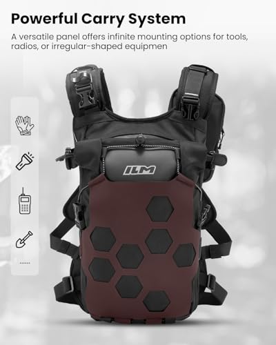 ILM Motorcycle Adventure Backpack Dirt Bike Portable Waterproof Bag for Men Women Dual Sport ATV Hiking BP02