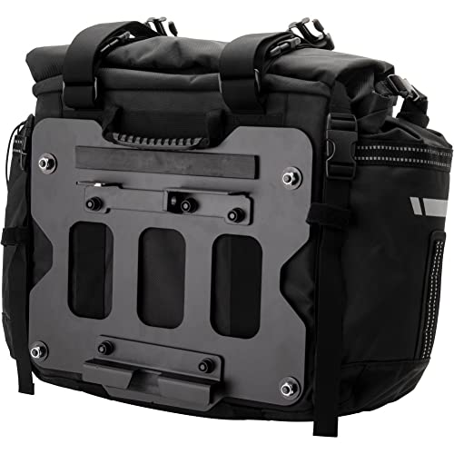 Tusk Olympus Pannier Bags with Tusk Pannier Rack Mounts Black/Grey