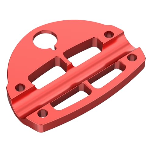 NICECNC Handlebar Clamp Aluminum Compatible with Yamaha Raptor 700 2006-2009 2011-2026, Raptor 700 Special Edition 2010 Red - color: Red