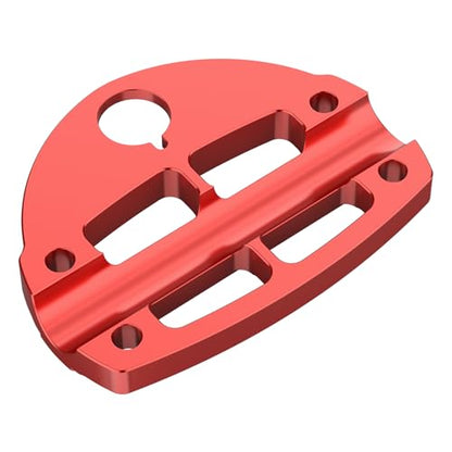 NICECNC Handlebar Clamp Aluminum Compatible with Yamaha Raptor 700 2006-2009 2011-2026, Raptor 700 Special Edition 2010 Red - color: Red