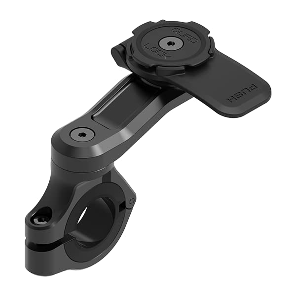 Quad Lock Motorcycle Handlebar Mount PRO Kit with Vibration Dampener and MAG Phone Case for Samsung Galaxy A34 - size: Galaxy A34