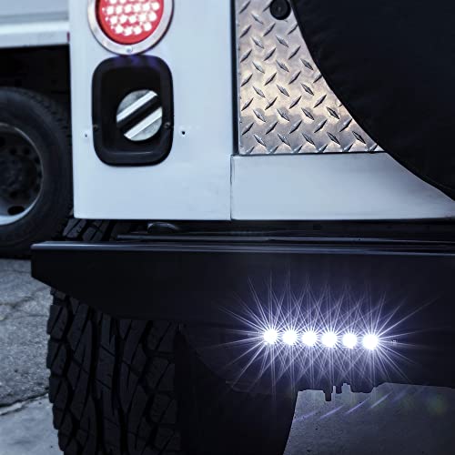True Mods 2pc 7" Ultra-Slim Single Row Off Road LED Light Bar [1530lm] [18W] [IP68 Waterproof] [12V - 24V] Fog/Driving/Work Lights for Trucks ATV Cars - 30 Degrees Spot Light - color: Spot