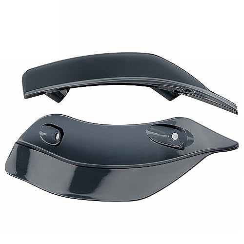 ABS Side Wind Windshield Fairing Wind Deflector for Harley Road Glide FLTRX FLTRU FLTRXS 2015-2023 Smoke - color: Smoke