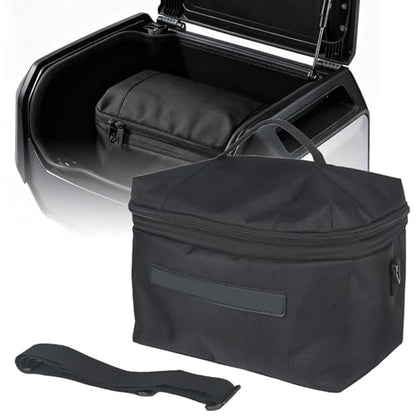 Motorcycle Tail Bag Liner Bag Fits for BMW R1300GS 2023 2024 2025 Luggage Inner Bag Expandable Top Case Pannier Saddlebag R1300GS Tail Box Inner Pocket Travel Luggage Storage Liner Bag(Black)