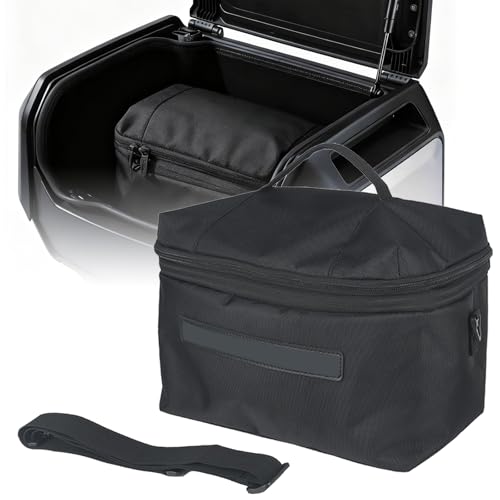 Motorcycle Tail Bag Liner Bag Fits for BMW R1300GS 2023 2024 2025 Luggage Inner Bag Expandable Top Case Pannier Saddlebag R1300GS Tail Box Inner Pocket Travel Luggage Storage Liner Bag(Black)