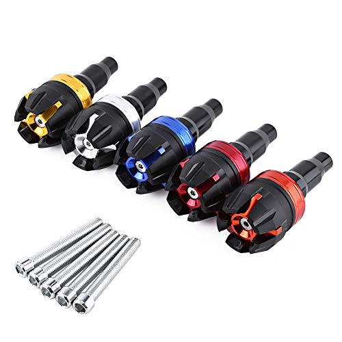 Motorcycle Frame Slider, Durable Gold Aluminum Crash Protector Universal Fit for Street Track and Daily Commuting Riders, Fall Prevention for Urban Riders, Track Enthusiasts, Daily Commuters