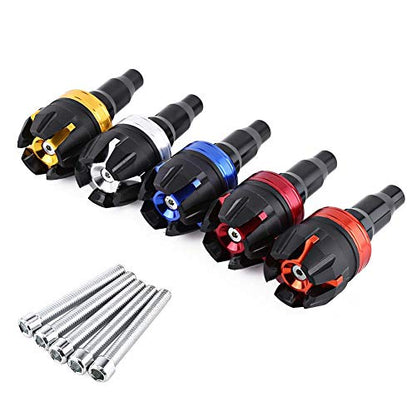 Motorcycle Frame Slider, Durable Gold Aluminum Crash Protector Universal Fit for Street Track and Daily Commuting Riders, Fall Prevention for Urban Riders, Track Enthusiasts, Daily Commuters
