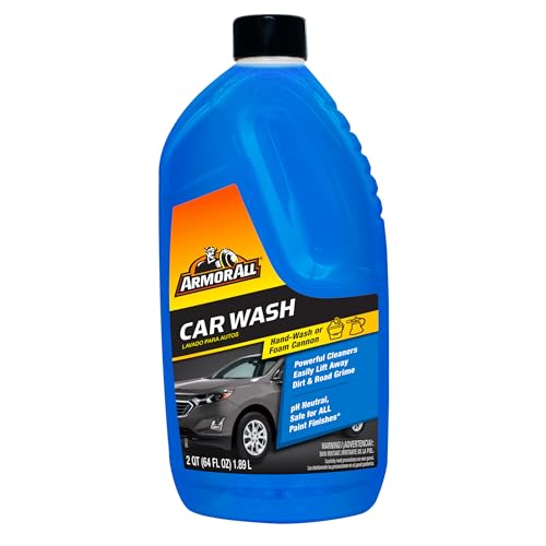 Armor All Foam Action Car Wash Soap, Cleaning Concentrate for Cars, Trucks, and Motorcycles, 64 Fl Oz Bottles (Pack of 4) - size: 64 Fl Oz (Pack of 4), style: 4-pack 256oz