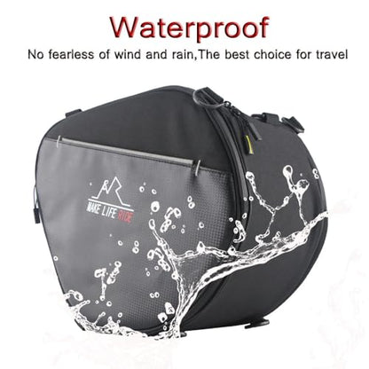 For BMW Aprilia Yamaha Honda KYMCO SYM Scooter Tank Shoulder Saddlebag Storage Bag Rider Luggage Glove Helmet Toolbag (Large) - size: Large