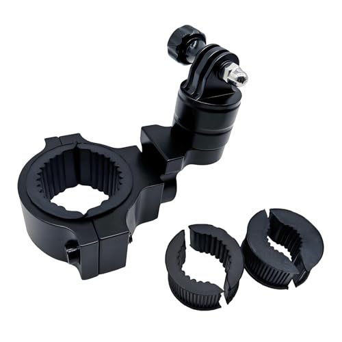 Adjustable UTV ATV Roll Cage Camera Mount Clamp for Insta360 Gopro Hero, Fits 1'' 1.5'' 1.75'' 2'' Tube Roll Bar, Action Camera Mount Holder for Polaris Ranger RZR Can-Am Maverick
