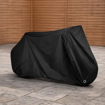 Waterproof Motorcycle Cover with Lock Hole, All-Weather Dustproof & UV Protection for Motorcycles & Electric Scooters
