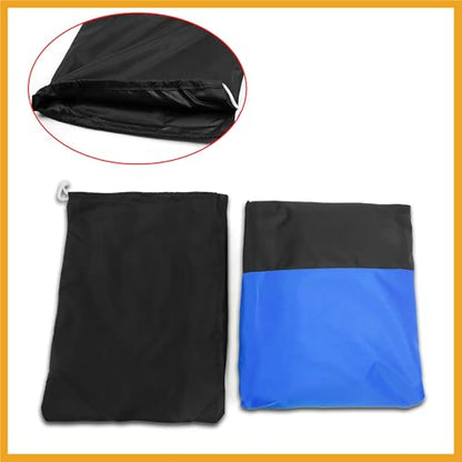 L 190T Rain Dust Protector Black Blue Scooter Motorcycle Cover 86 Inches for Honda Replacement