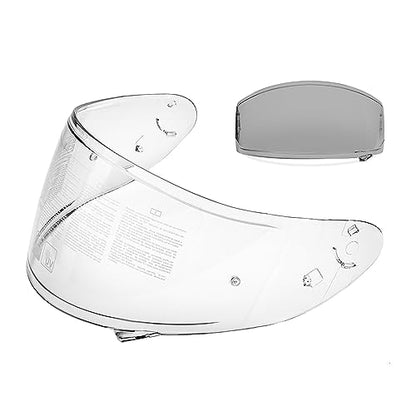 Full Face Motorcycle Helmet Photochromic Visor Compatible with Shoei RF-1200, X-14, Z-7,NXR and RF-SR Helmets | Replacement Helmet Face Shield,Transition Lens Clear-to-Light Grey, Self-Tinting in The Sun - size: Photochromic-1200