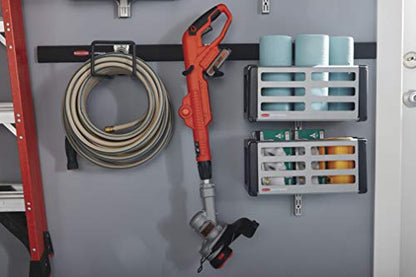 Rubbermaid Garage Fasttrack Power Tool Holder Satin Nickel Wall Mounted Storage System Holds up to 50 pounds for Home/Garage/Tool Organization (Pack of 6) - size: 1 Count (Pack of 6), style: Power-Tool Hook