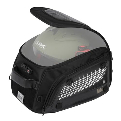Niche Motorcycle Tail Bag, 31L Dual-Use Rear Seat & Tank Bag, Waterproof with TSA-Approved Lock, Adjustable Straps, for Adventure, Street & Dirt Bikes – Fits Full Helmets & More (NMO-2308)