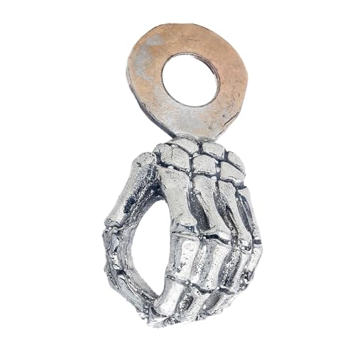 Guardian Bell Skeleton Good Luck Bell Hanger Mount | Motorcycle Bell | Lead-Free Pewter | Made in USA - color: Skeleton