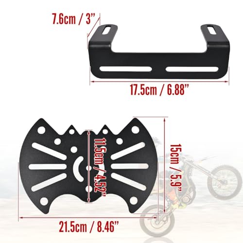 Black Side Carrier Pannier Rack Cases for Sur Ron Ultra Bee 2022 2023, Detachable A3 Steel Motorcycle Side Racks Saddlebag Support Racks