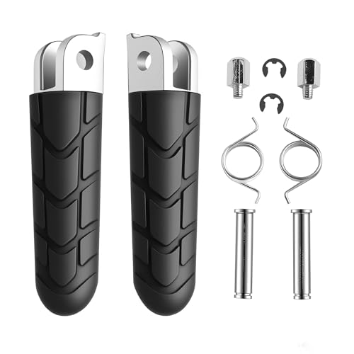 Motorcycle Front Foot Pegs for Honda Honda VFR800 03-10 CBR600 98-02 VTR250 1997 1998 1999 2000 2001 02 03 04 05 06 07 08 09 2010 - color: Black#3