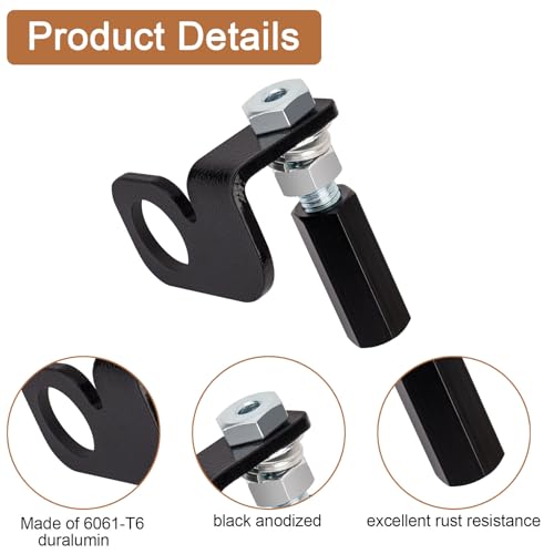 Dirt Bike Flag Mount, Motorcycle Flag Mount，Motorcycle Dune Whip Mount，Rear Axle Whip Mount Mounting Set for Quick Install 1/4" Whip Flag Pole
