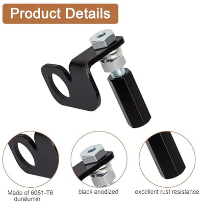Dirt Bike Flag Mount, Motorcycle Flag Mount，Motorcycle Dune Whip Mount，Rear Axle Whip Mount Mounting Set for Quick Install 1/4" Whip Flag Pole