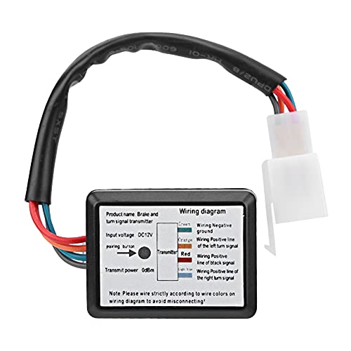Motorcycle Helmet LED Light Motorbike Turn Warning Brake Lightbar LED Helmet Light with Transmitter Module
