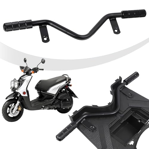 Mokuo Motorcycle Highway Extend Footrest Bar in Heavy Iron Material Come with Foot Peg,Compatible with YAMAHA Zuma 125 2009-2014,Black Color - size: 2009-2014 BW's