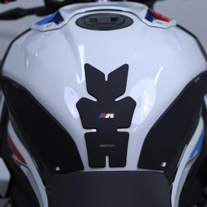 NIGHT CAT Motorcycle Tank Pad,Compatible with 2019 and Later Years S1000R S1000RR,Motorcycle Fuel Tank Protector,Gas Tank Decals(Side Traction pad) - size: Side Traction Pads - Black