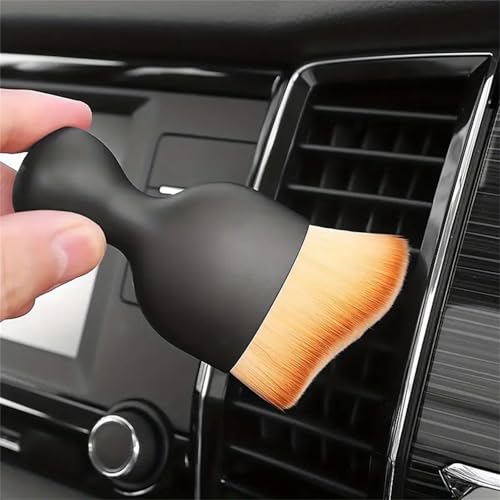 Car Interior Cleaning Brush, Soft Bristle Detailing Brush for Car Care, Versatile Interior Dusting Tool for Vents, Dashboards, and More