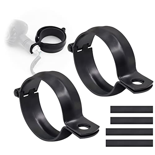 Motorcycle Turn Signal Bracket, Metal Motorcycle Modified Turn Signal Light Indicator Mount Bracket Clamp, 1 Pair - color: Black, size: 52MM-60MM