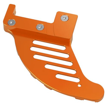 NICECNC Orange Rear Brake Disc Shield Protector Compatible with KTM 125-530 XCW/XCF-W/EXC/EXC-F/SX/SXF/XC/XCF/6 Days/TPI 2004-2022 See Fitment - color: Orange