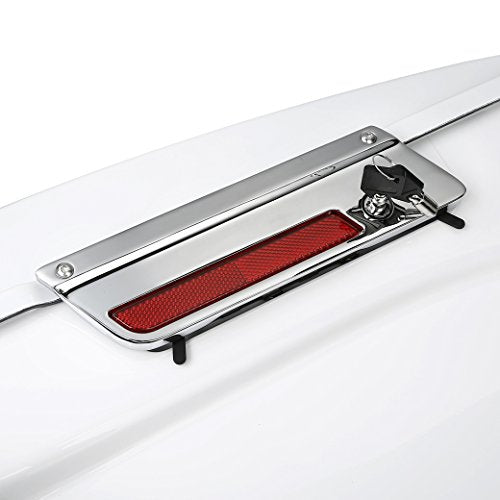 XMT-MOTO Stretched Hard Saddlebags Saddle bags Fit for Harley 1994-2013 Touring models road glide road king ultra street glide electra glide and 1984-2017 Softail models White - color: White, size: Stretched