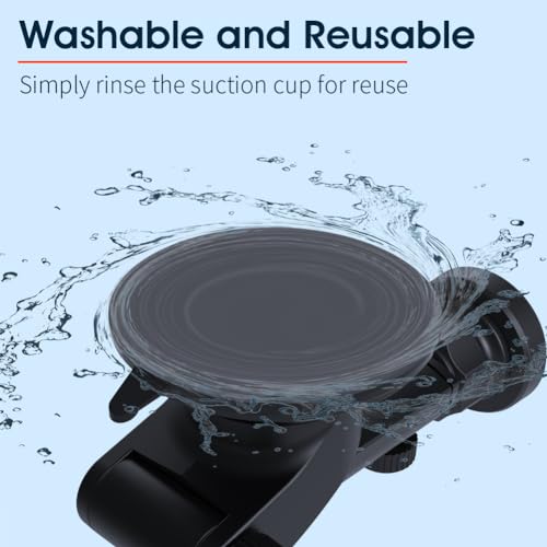 sincetop Car Phone Holder Mount, Cell Phone Mount for Car Dashboard Windshield, 3 in 1 Super Suction Cup with Strong Sticky Gel, Adjustable Universal for All Phones【Series C - 1st Gen】 - color: Car Phone Mount【Windshield/Dashboard】