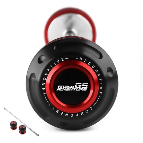 Motorcycle Front Wheel Axle Fork Slider Crash Protector Compatible With B.MW R1250GS Adventure 2019 2020 2021 2022 2023 2024 | R1250 GSA GSA1250 R1250GSA R1250GS ADV Accessories (red) - color: red